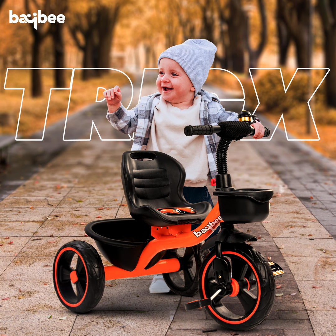 Trixg Baby Tricycle for Kids, Smart Plug & Play Kids Cycle with Eva Wheels,for Kids 2 to 5 Years Boy Girl