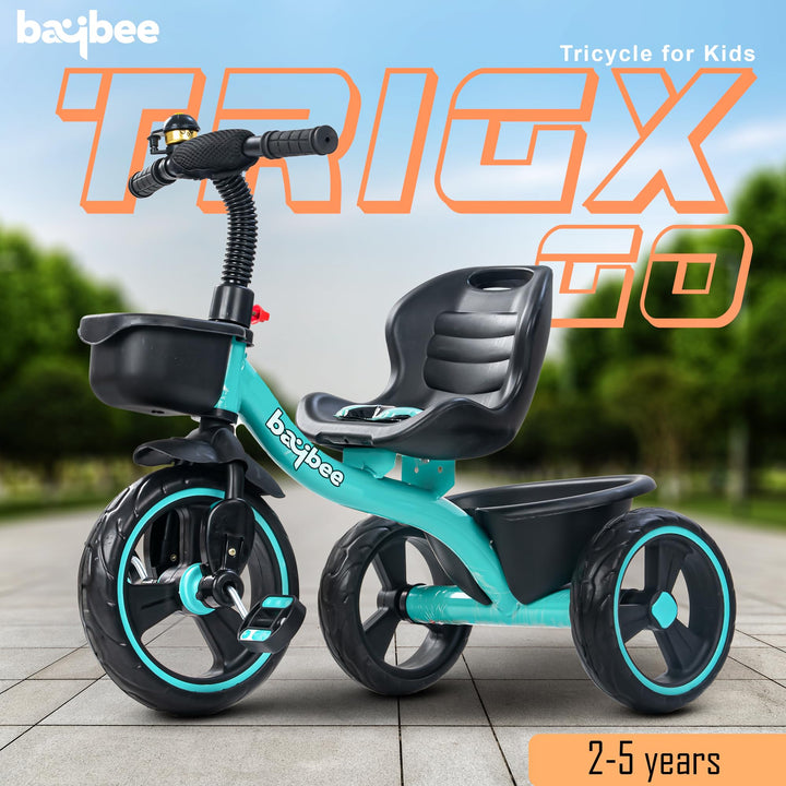 Trixg Baby Tricycle for Kids, Smart Plug & Play Kids Cycle with Eva Wheels,for Kids 2 to 5 Years Boy Girl