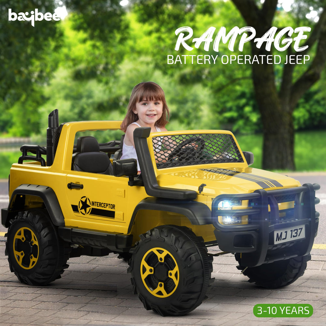 Rampage Rechargeable Battery Operated Jeep for Kids