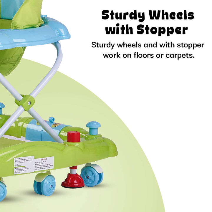 Cheezy Baby Walker Cum Rocker for Baby, Kids Walker with Height Adjustable