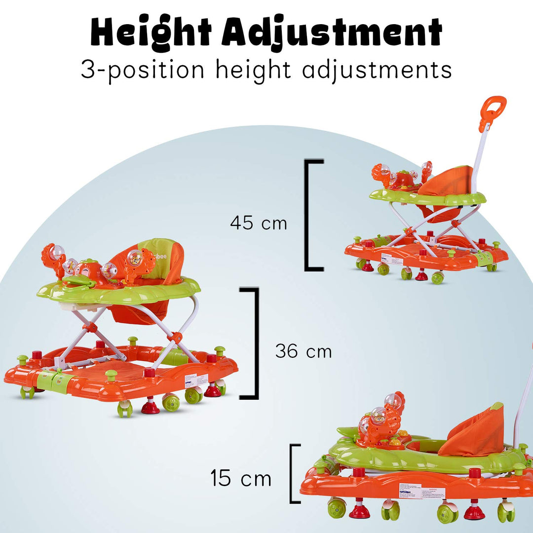 Cheezy Baby Walker Cum Rocker for Baby, Kids Walker with Height Adjustable