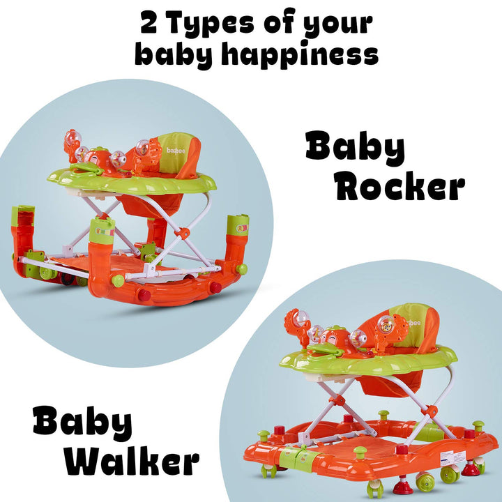 Cheezy Baby Walker Cum Rocker for Baby, Kids Walker with Height Adjustable