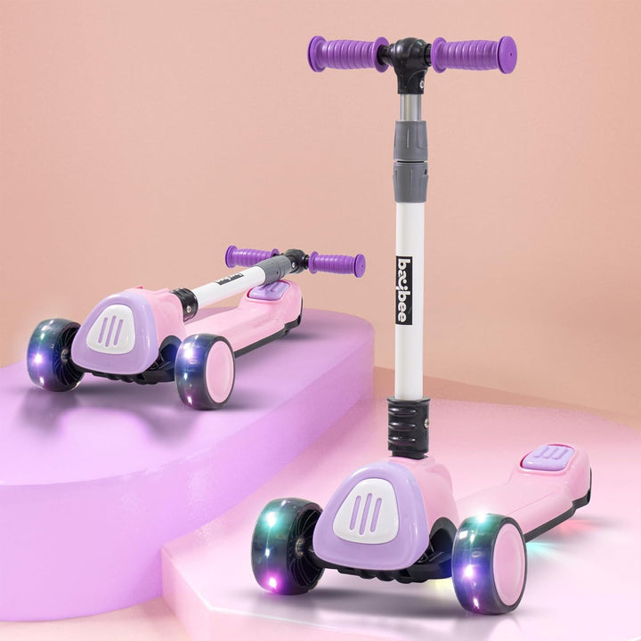 Dusty Kick Scooter for Kids, 3 Wheel Kids Scooter with Foldable & Height Adjustable Handle,  Skate Scooter for Kids 3-12 Years Boys Girls