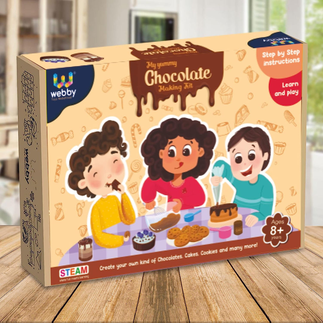 Webby DIY My Yummy Chocolate Making Kit | STEAM Learner | Science Kit