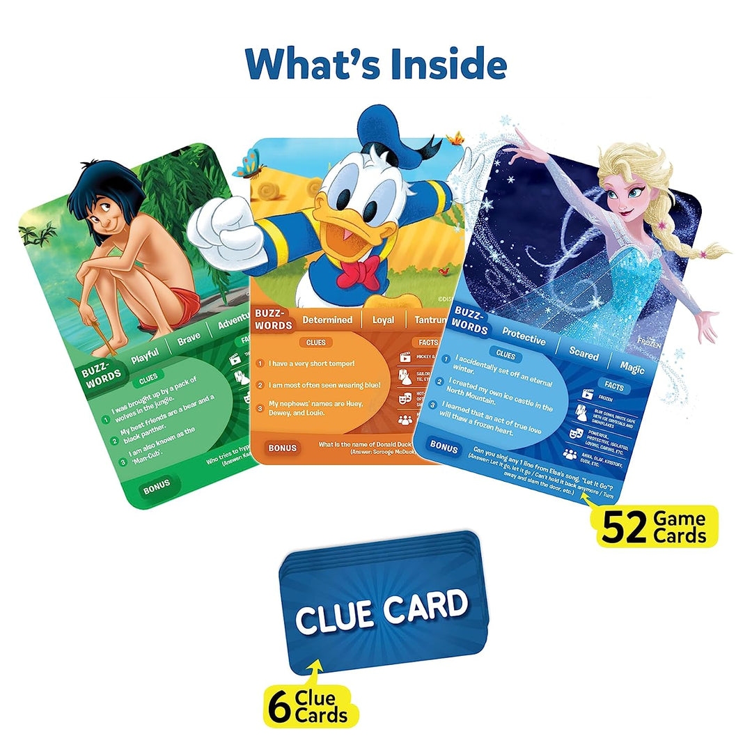 Skillmatics Disney Card Game - Guess in 10, Gifts for Ages 6 and Up, Super Fun Mickey Mouse, Lion King Game for Kids