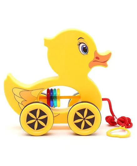 Virgo Toys Pull Along Buddy Duck - Yellow