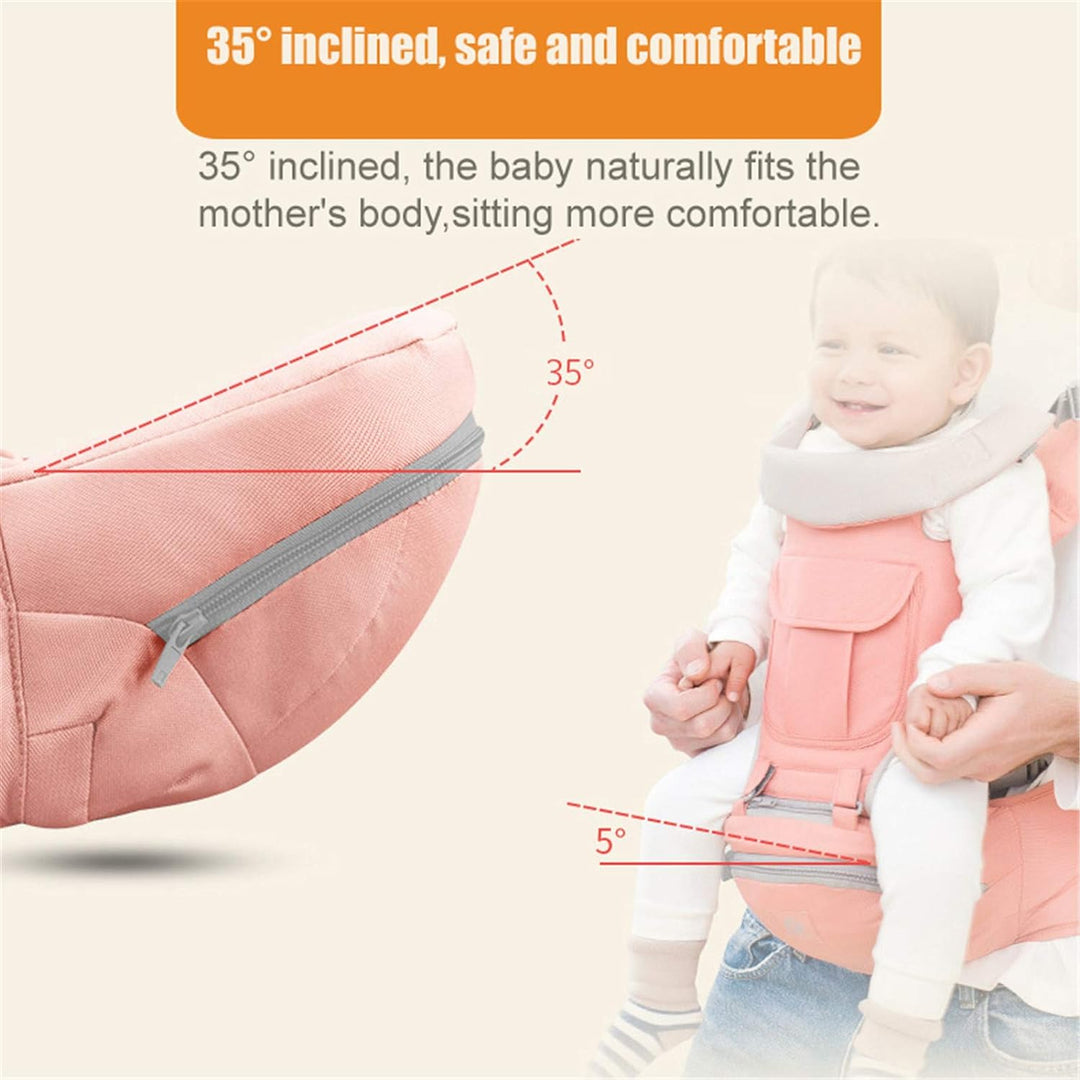 Newborn Baby Carrier Infant Backpack Hipseat Sling Front Facing Kangaroo Wrap for Toddlers 0-36 Months,