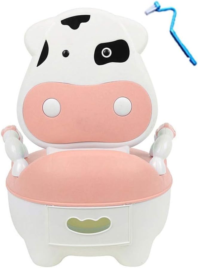 Children's Toilet Trainer, Potty Chair Seat for Boys and Girls, Animal Potty Cow