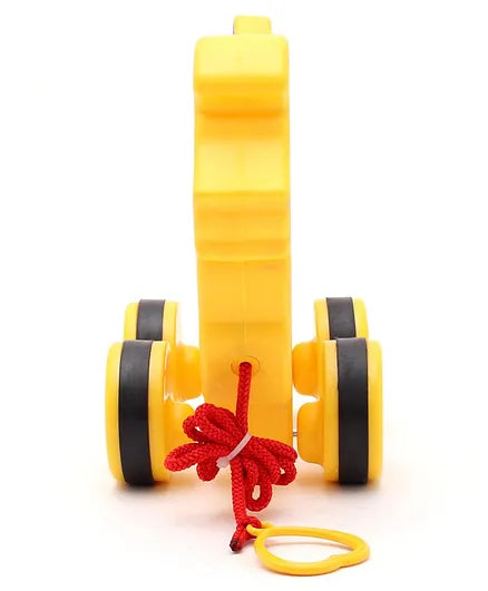 Virgo Toys Pull Along Buddy Lion - Yellow