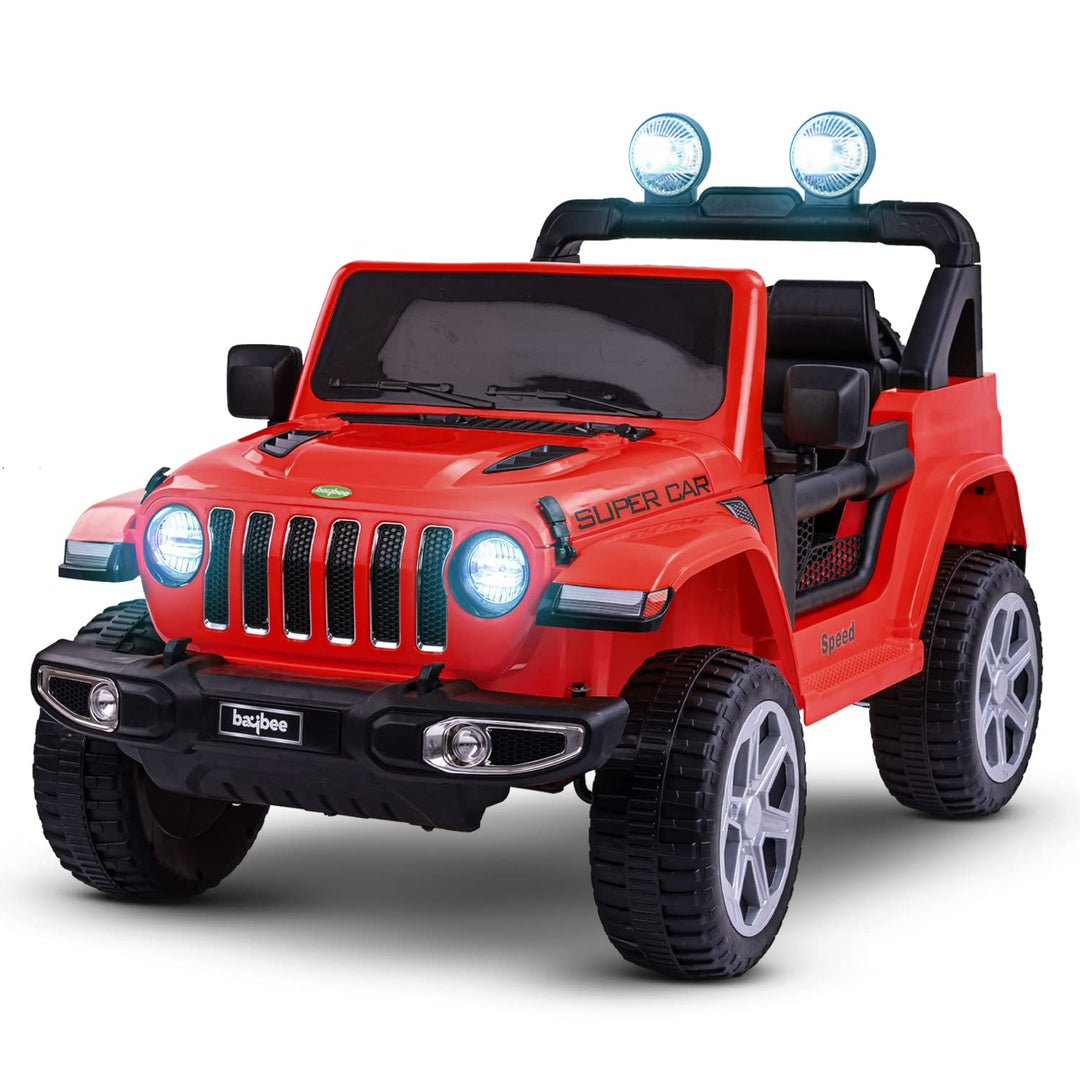 Robicun Battery Operated Car Jeep for Kids, Ride on Toy Kids Car