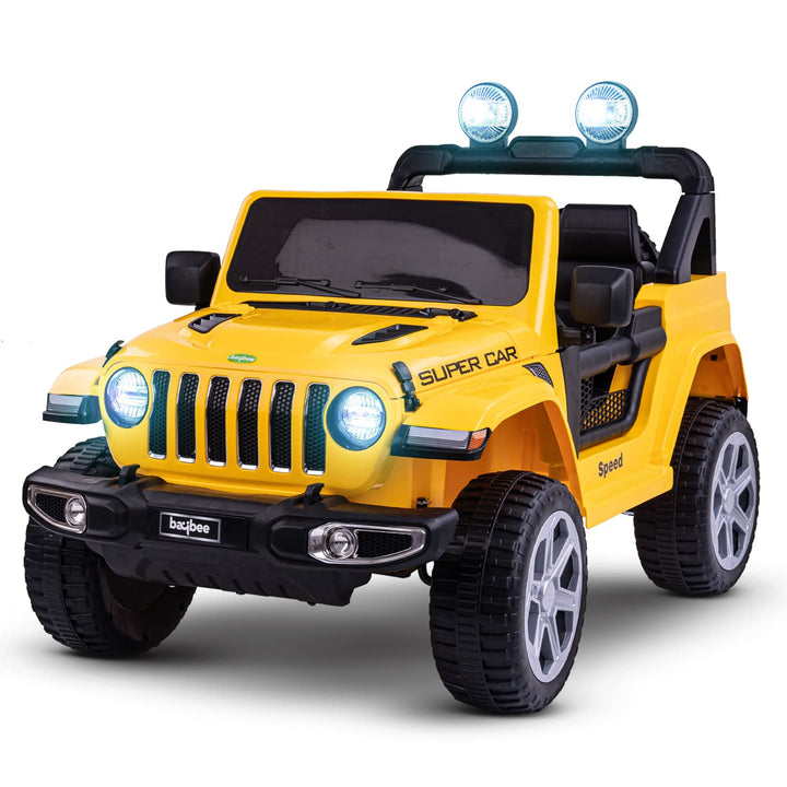 Robicun Battery Operated Car Jeep for Kids, Ride on Toy Kids Car