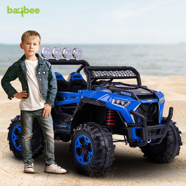 Battery Operated Jeep for Kids with Bluetooth, Music & Light | Rechargeable Car | Electric Jeep Car for Kids 3 to 8 Years Boys Girls