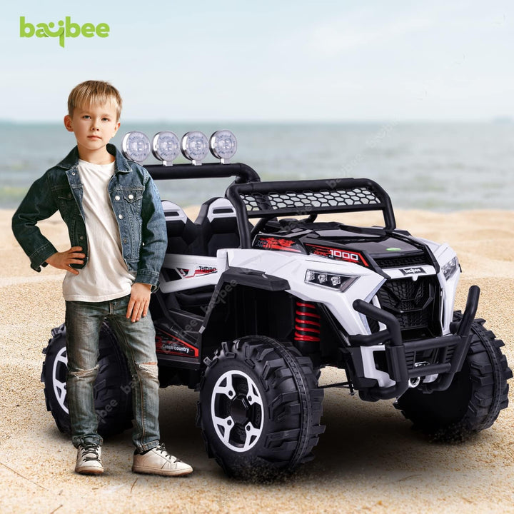 Battery Operated Jeep for Kids with Bluetooth, Music & Light | Rechargeable Car | Electric Jeep Car for Kids 3 to 8 Years Boys Girls