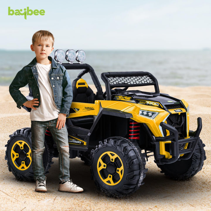 Battery Operated Jeep for Kids with Bluetooth, Music & Light | Rechargeable Car | Electric Jeep Car for Kids 3 to 8 Years Boys Girls