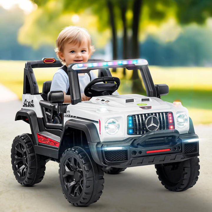 KIDZON Ranger Battery Operated Jeep for Kids, Ride on Baby Car with Music & Light | Kids Jeep Rechargeable Battery Car | Electric Jeep Car for Kids to Drive 2 to 6 Years Boy Girl