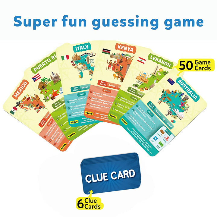 Skillmatics Card Game - Guess in 10 Countries of the World, Gifts for 8 Year Olds and Up