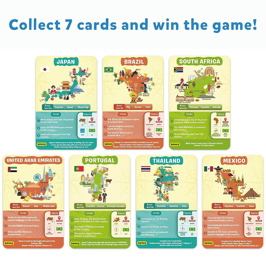 Skillmatics Card Game - Guess in 10 Countries of the World, Gifts for 8 Year Olds and Up