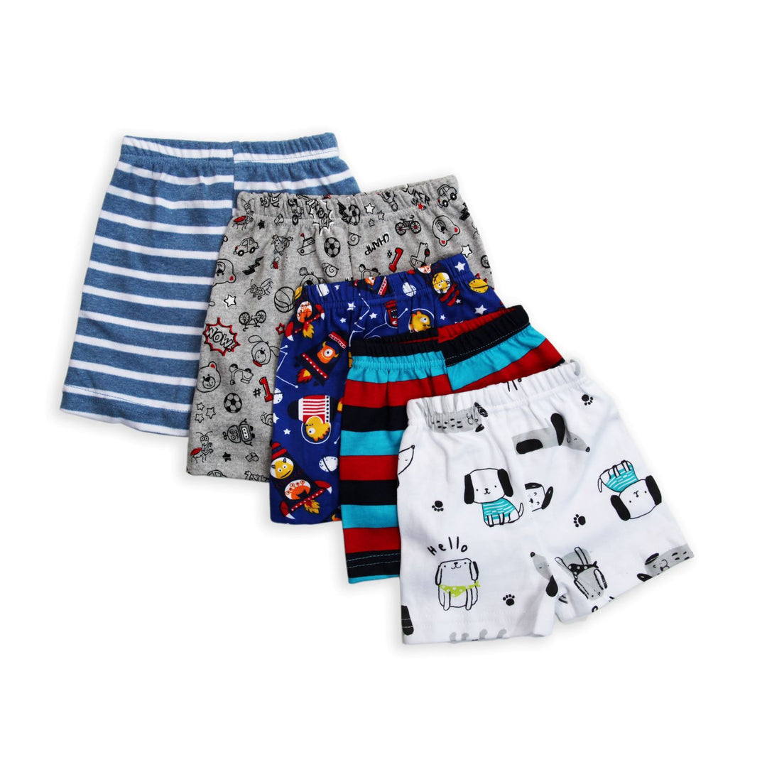 SOFT PRINTED COTTON SHORTS HALF PANT (PACK OF 3)