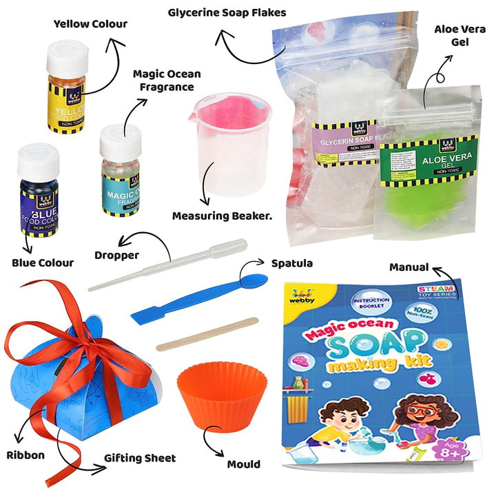 Webby DIY Soap Making Kit |STEM | Educational & Learning | Science Experiment Kit