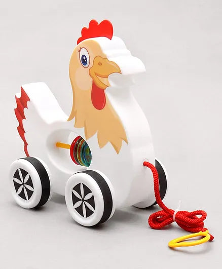 Virgo Toys Chicken Shape Pull Along Buddy