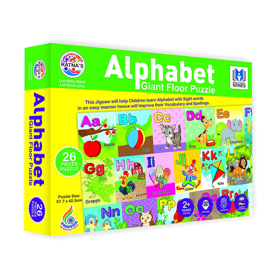 RATNA'S Alphabet Giant 26 Pieces Floor Puzzle