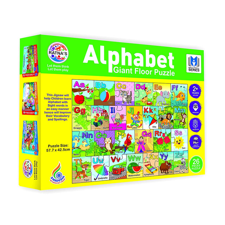 RATNA'S Alphabet Giant 26 Pieces Floor Puzzle