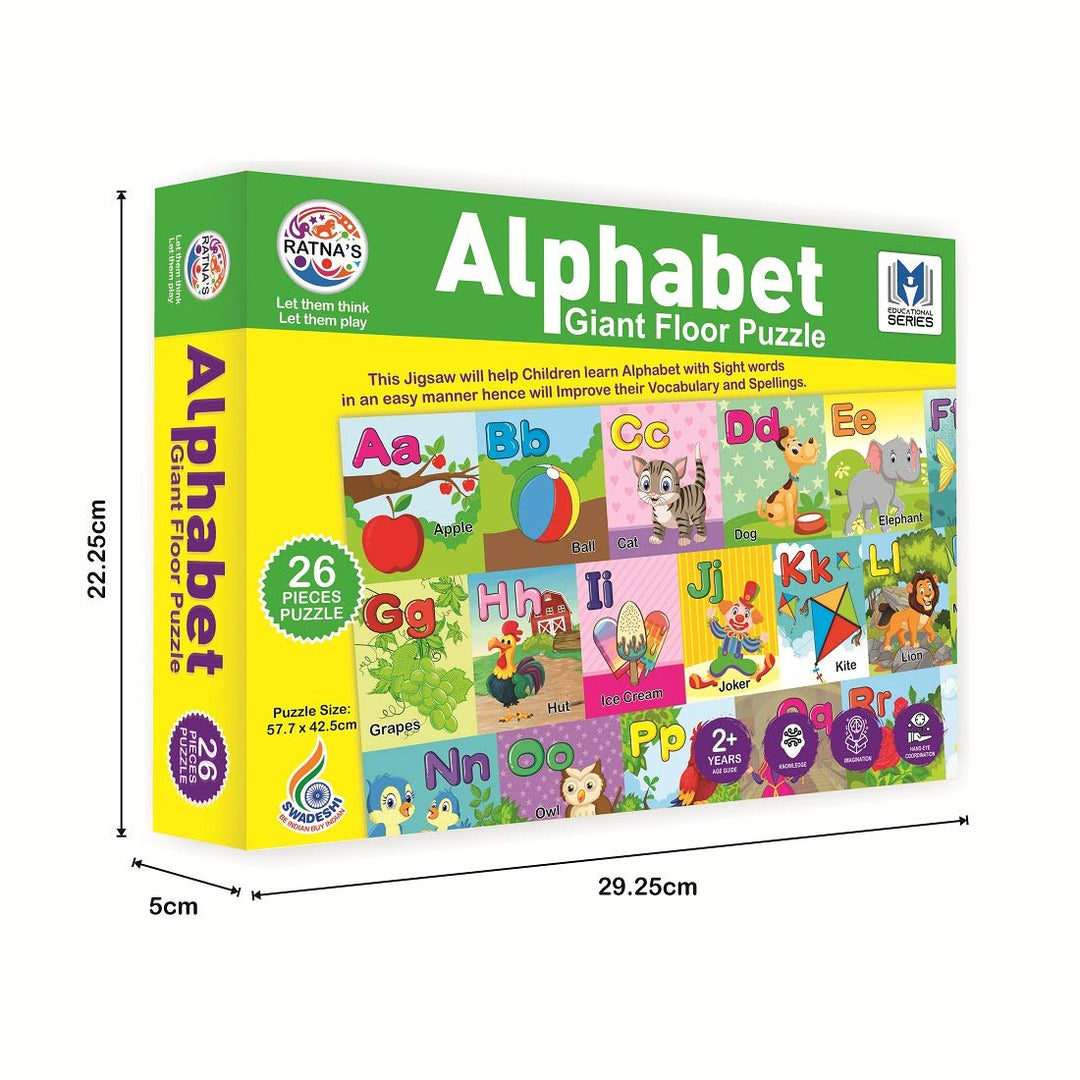 RATNA'S Alphabet Giant 26 Pieces Floor Puzzle