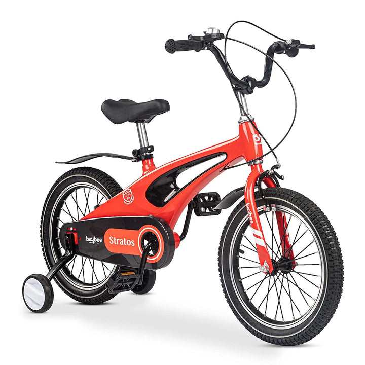 Stratos 16T Kids Cycle Bicycle | Magnesium Alloy Kids Bicycle Cycle with Training Wheels, Disc Brake, Chain Guard | Kids Baby Cycle Bike Bicycle | Baby Bicycle Cycle for Kids 3 to 7 Years