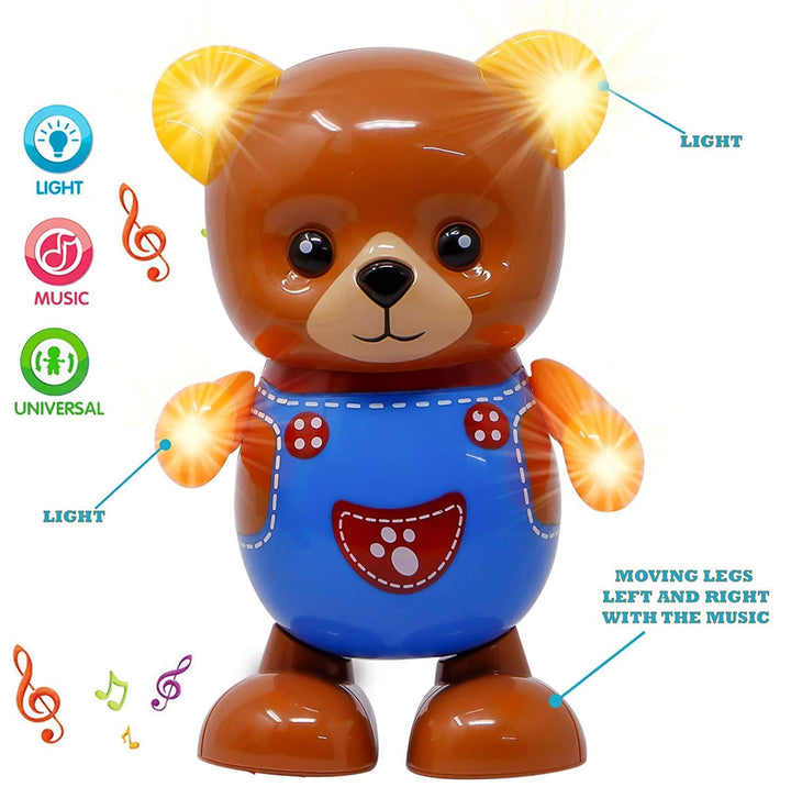 Swinging Bear happy  robot battery operator toy