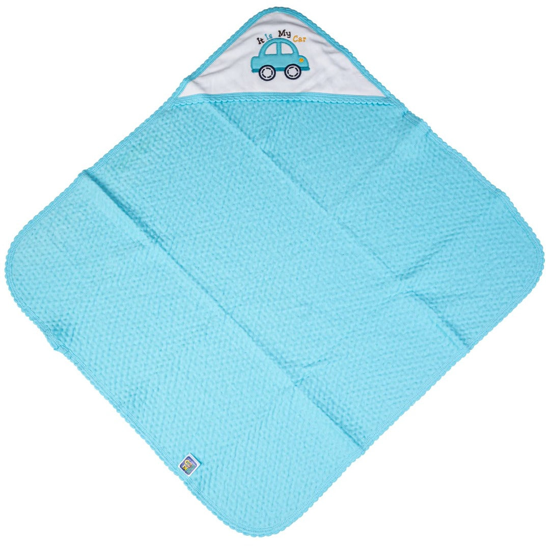 Premium Baby Blankets for Newborn with Hood Towel-Nursery Crib Blanket 100% Cotton Shower Gift Wrapper for Newborn 0,6 to 2 Years Snuggle Pod Baby Easy to Wrap