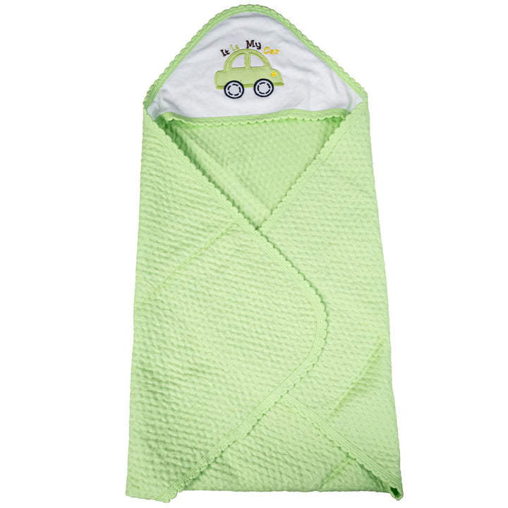 Premium Baby Blankets for Newborn with Hood Towel-Nursery Crib Blanket 100% Cotton Shower Gift Wrapper for Newborn 0,6 to 2 Years Snuggle Pod Baby Easy to Wrap