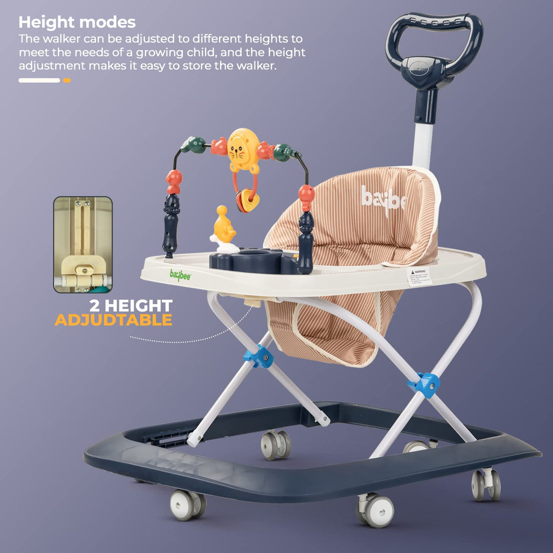 Nexus Baby Walker for Kids with Parental Push Handle & 2 Height Adjustable