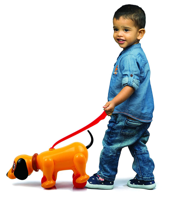 Sniffy The Dog , Pull along toy , Head bobs,Tail wags,Encourages Walking , 12 months & above , Infant and Preschool Toys