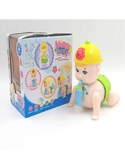 Crawling Baby Toys with Flashing Lights and Sound Children's Kids Toy  (Multicolor)