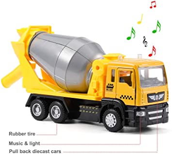 Ratna toys Cement Mixer with Movable Mixer Drum and Sound.