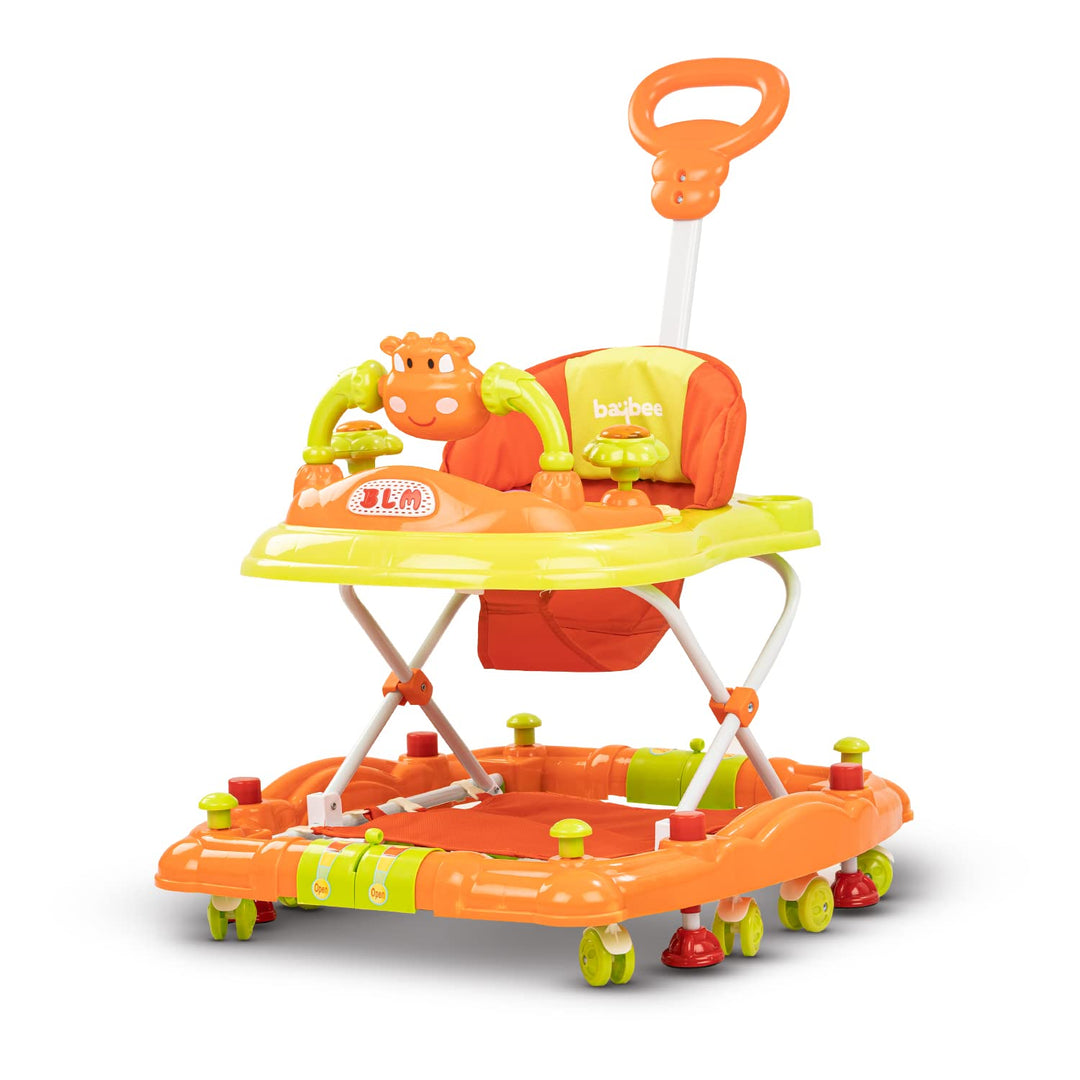 Froza Baby Walker for Kids, Walker with Rocker, Parental Handle & Stopper