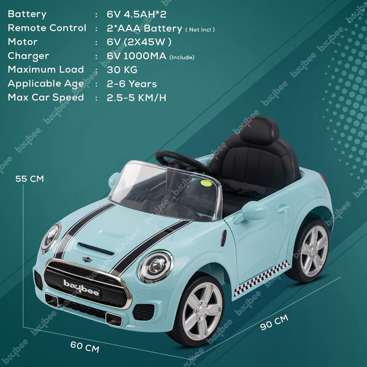 Cabrio Baby Electric Toy Ride-On Car Rechargeable Battery Operated Car