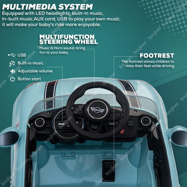 Cabrio Baby Electric Toy Ride-On Car Rechargeable Battery Operated Car
