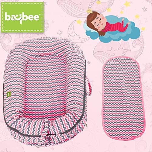 Luxuria Baby's Cotton Bed, Baby Bedding Set for New Born Baby Essential| Foldable Baby Sleeping Bag-Baby Bed-Infant Portable Bassinet-Nest for Co-Sleeping Baby Bedding for New Born 0-12 Months Old