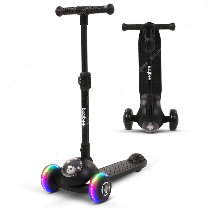 Panda Skate Scooter for Kids, 3 Wheel Smart Kids Scooter with Foldable & Height Adjustable Scooter for Kids 3 to 10 Years