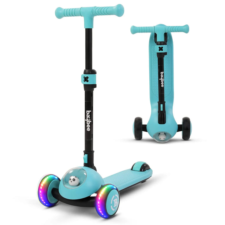 Panda Skate Scooter for Kids, 3 Wheel Smart Kids Scooter with Foldable & Height Adjustable Scooter for Kids 3 to 10 Years