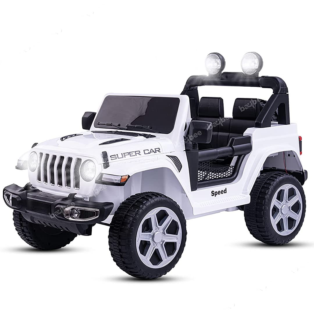 Robicun Baby Rechargeable Battery Operated Electric Ride-On Jeep car for Kids