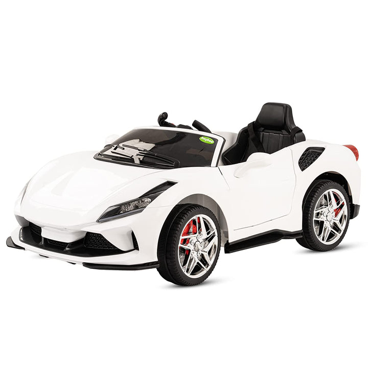 Feredo Dual Motor 12V Battery Battery Operated Ride On Car for Kids to Drive Electric Car for Kids, Racing Baby Car for Boys & Girls Toys Age 2 to 5 Years