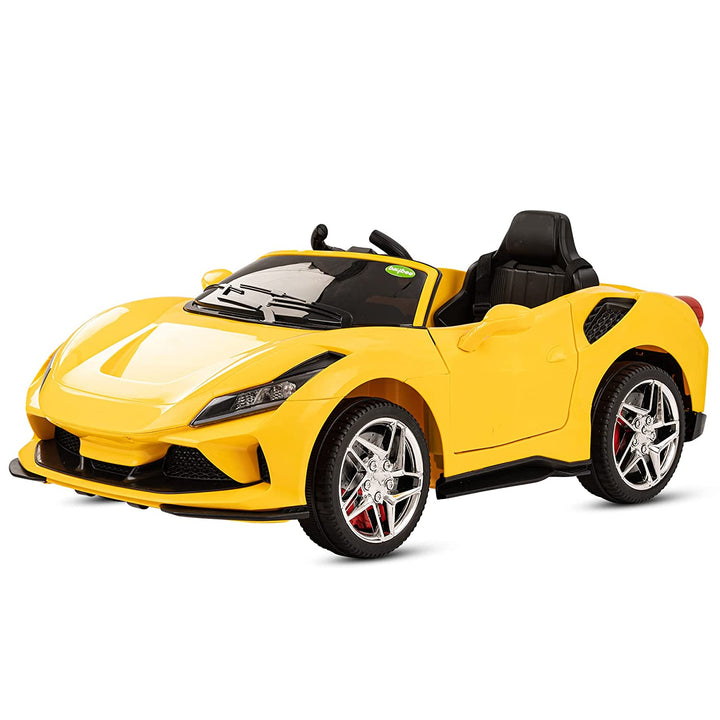 Feredo Dual Motor 12V Battery Battery Operated Ride On Car for Kids to Drive Electric Car for Kids, Racing Baby Car for Boys & Girls Toys Age 2 to 5 Years