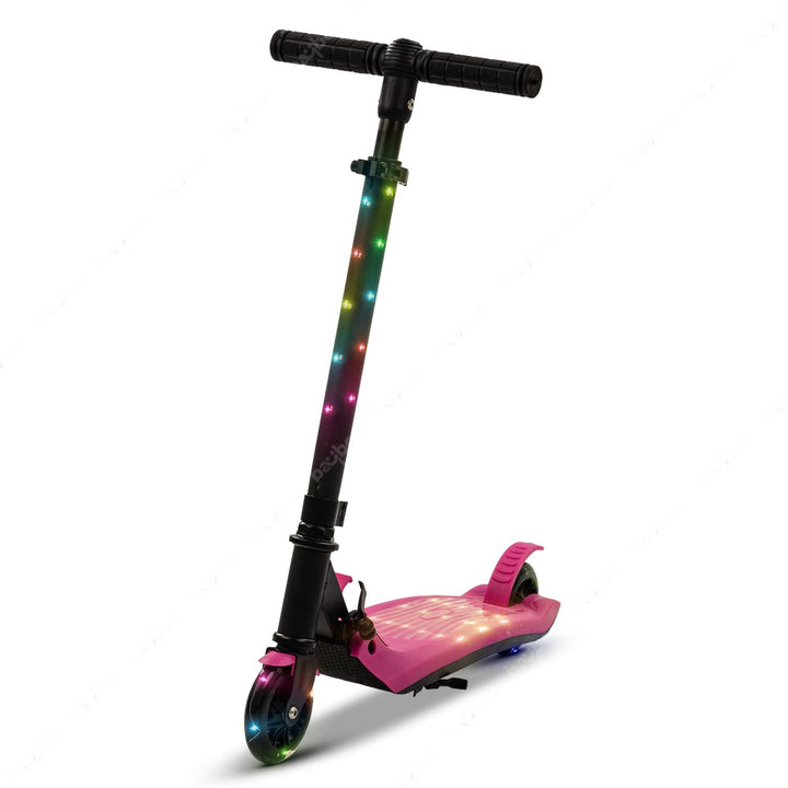 Skate Scooter for Kids, 2 Wheel Kids Scooter with 3 Height Adjustable Handle, Rubber Deck & Flashing LED PU Wheels | Runner Kick Scooter for Kids 3 to 8 Years Boys Girls