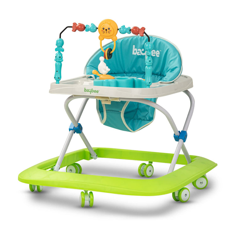 Baby Walker for Kids with 2 Height Adjustable & Tray | Multi-Function Anti-Rollover