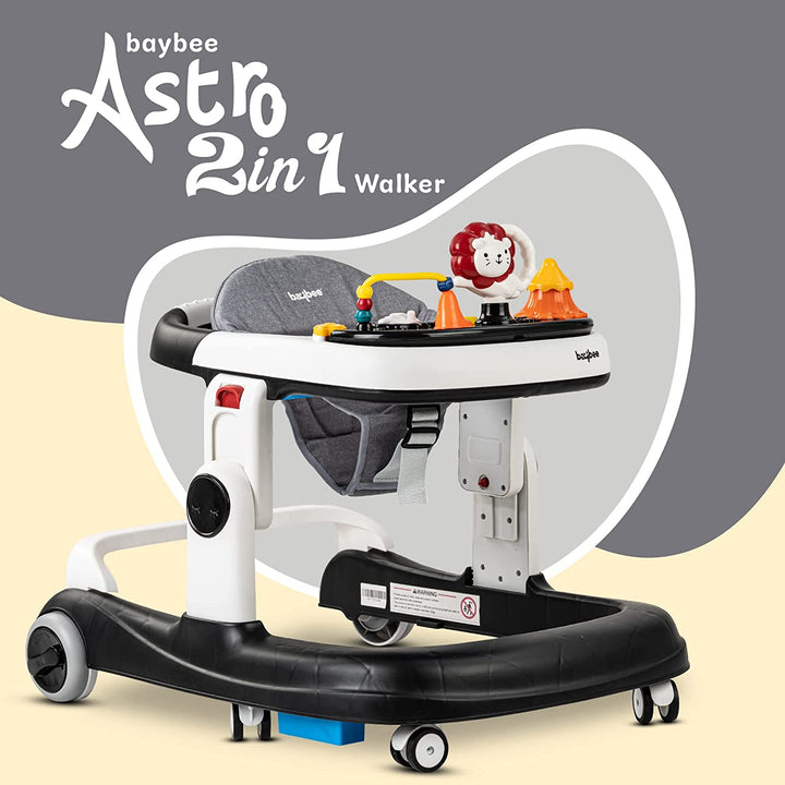 Astro 2 in 1 Baby Walker - Round Kids Walker for Baby, Walker with 3 Adjustable Height