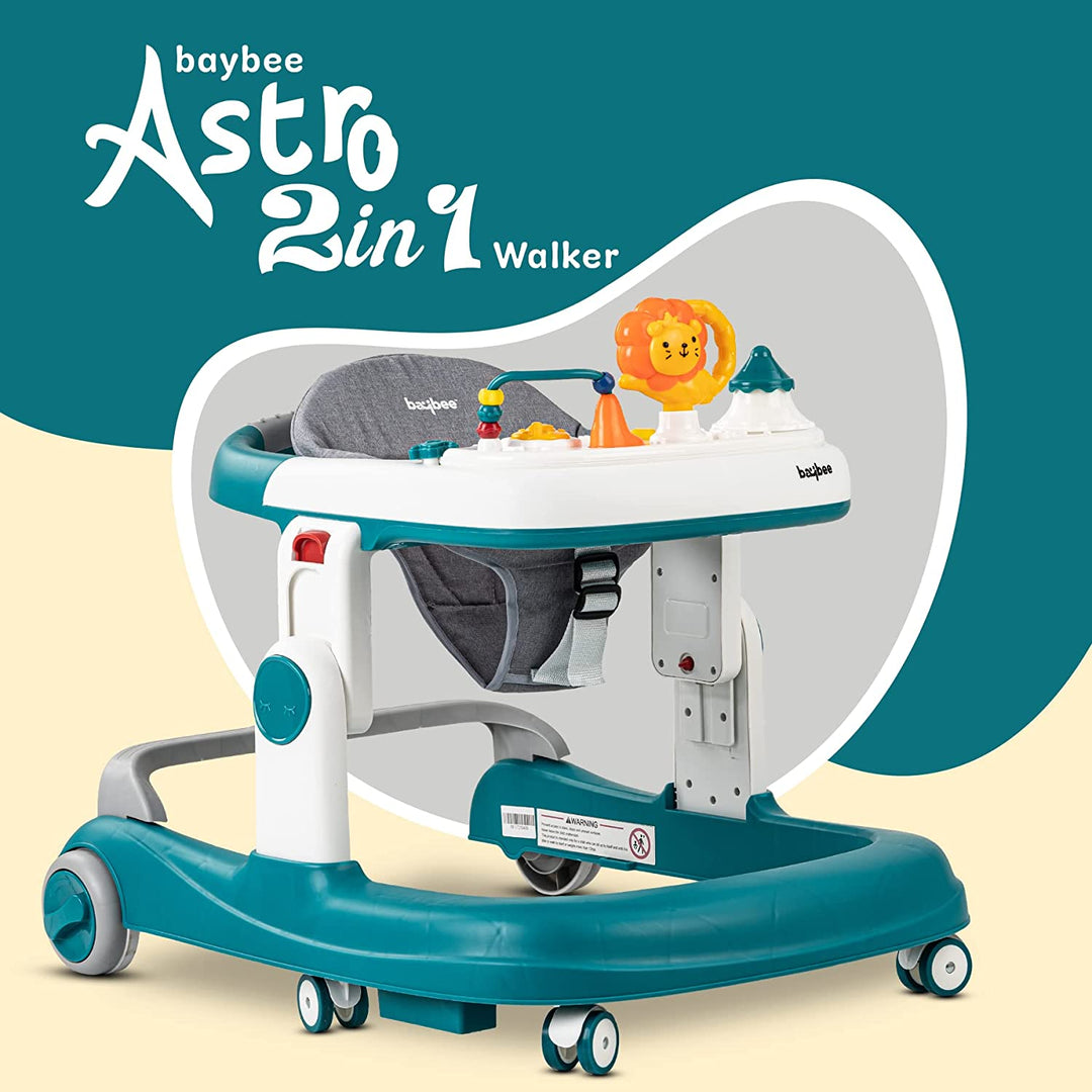 Astro 2 in 1 Baby Walker - Round Kids Walker for Baby, Walker with 3 Adjustable Height