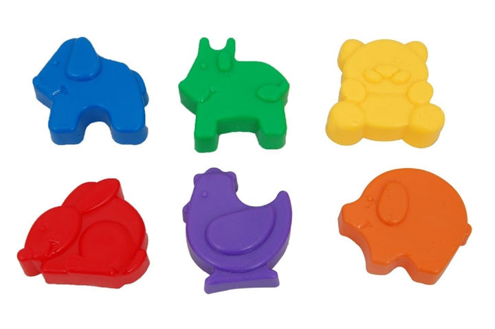 Ratna's Educational Nursery Cube for Kids. 6 Animal Moulds with Interlocking Cube