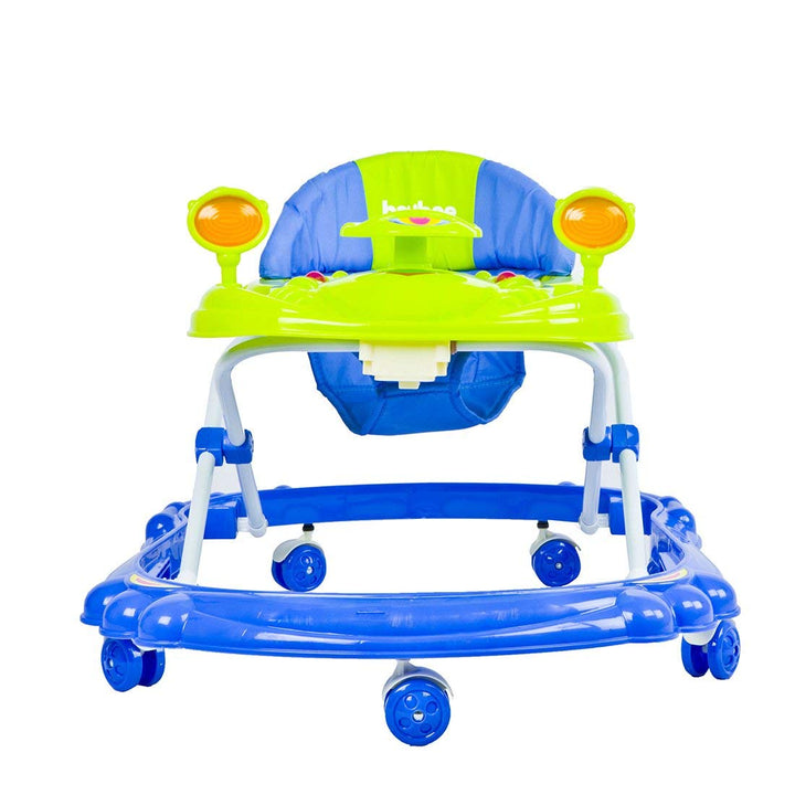 Winnie Baby Walker for 1-2 Years Boys & Girls,  Kids Round Walker with Music & Lights Function, 3 Position Height Adjustable | Easy to Fold, Fun Toys & Activities for Kids